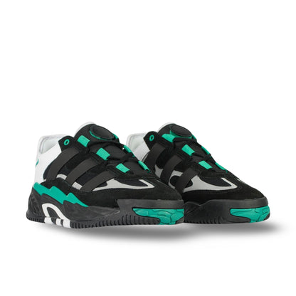 Adidas Niteball in black and sub green.