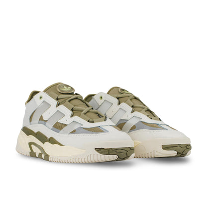 Adidas Niteball in Ivory and Green.