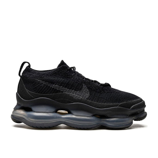 Nike Air Max Scorpion Flyknit in Triple Black.