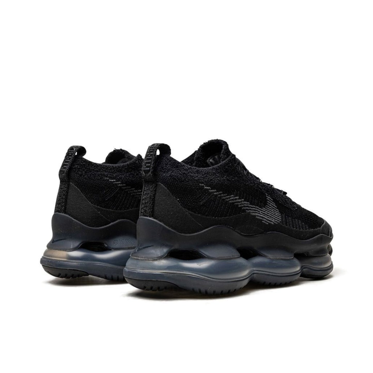 Nike Air Max Scorpion Flyknit in Triple Black.