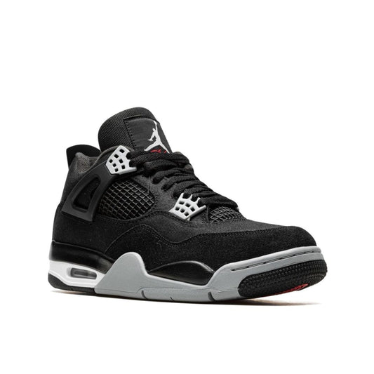 Air Jordan 4 "Black Canvas."