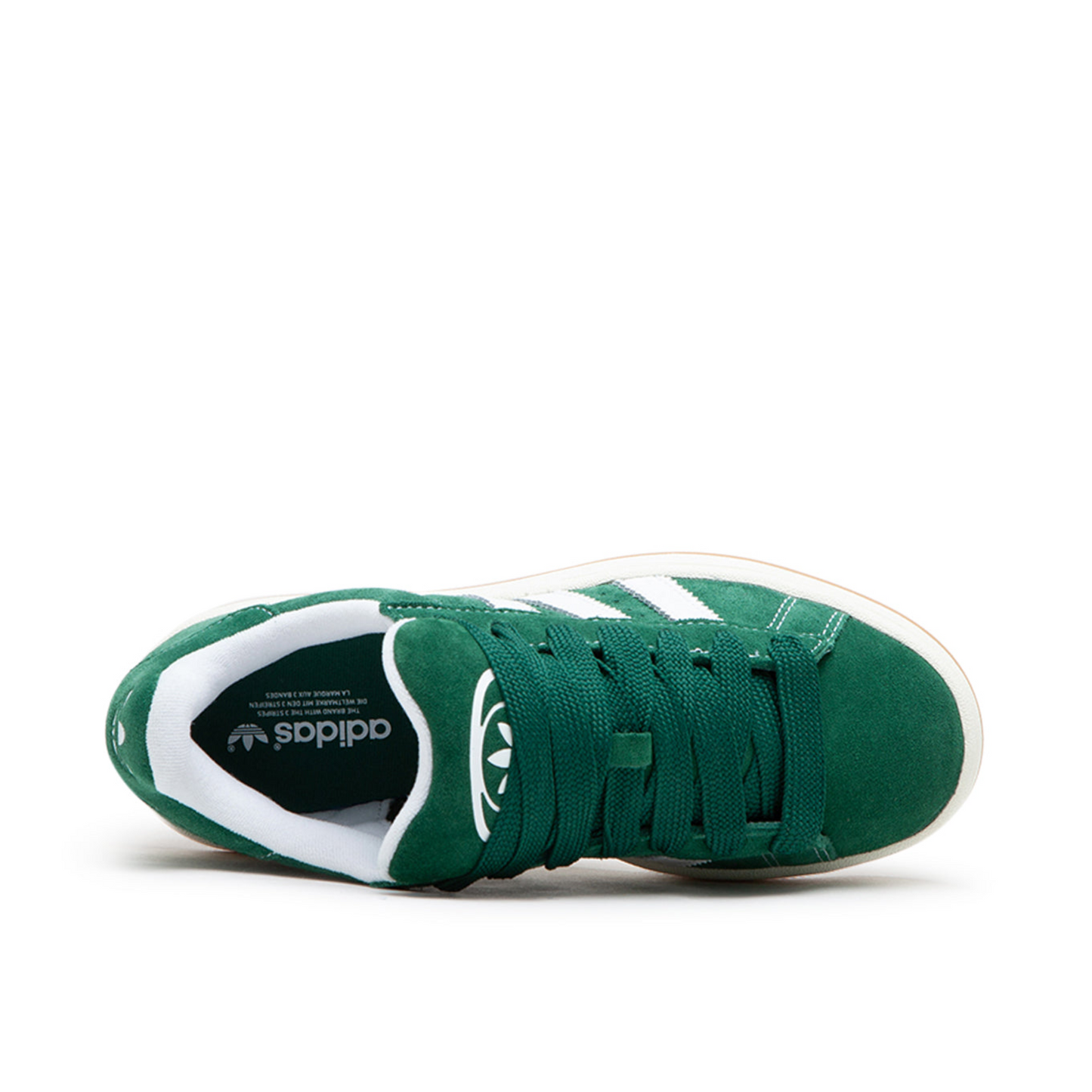 Adidas Campus 00s, Green/White colorway.