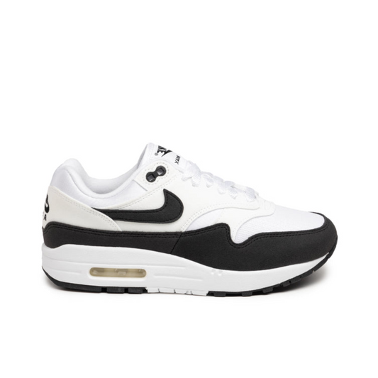 Nike Air Max 1 in White/Black/Summit White.