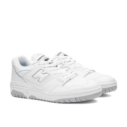 New Balance 550 in grey and white.