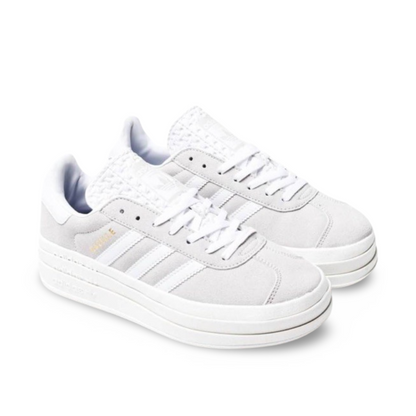 Adidas Gazelle Bold W, Gray and White.