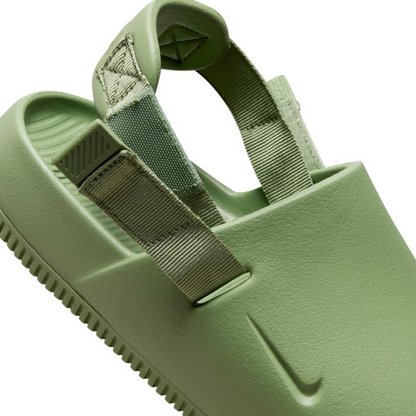 Nike Calm Mule in Oil Green.