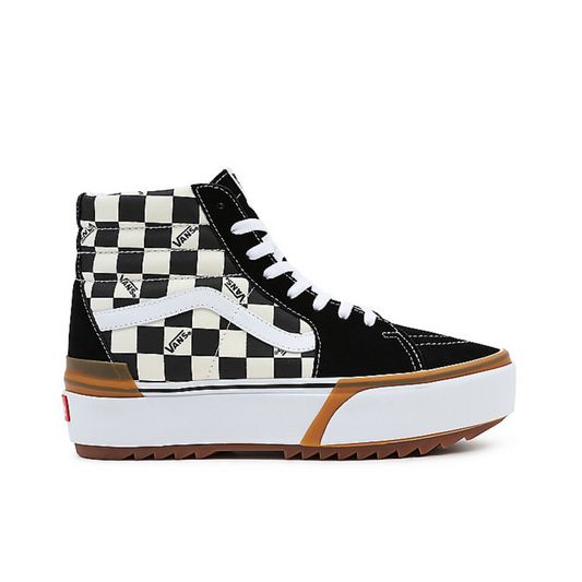 Vans SK8-Hi Stacked Checkerboard, Multi/True White.