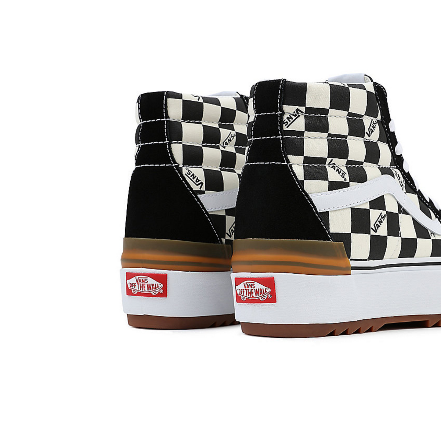Vans SK8-Hi Stacked Checkerboard, Multi/True White.