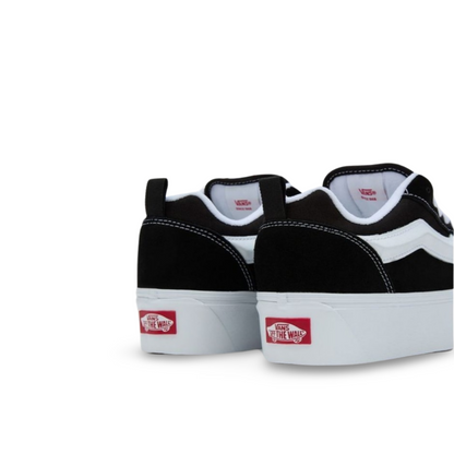 Vans Women's Sk8-Hi Stacked Platform Sneaker in Black/White.