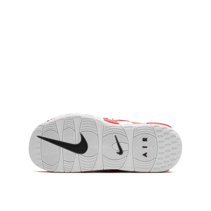 Nike Air More Uptempo "Bulls" slides.