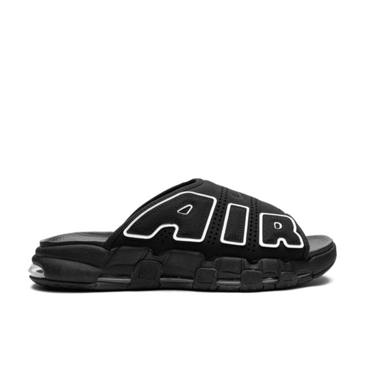 Nike Air More Uptempo Slide OG "Black/White" slides.