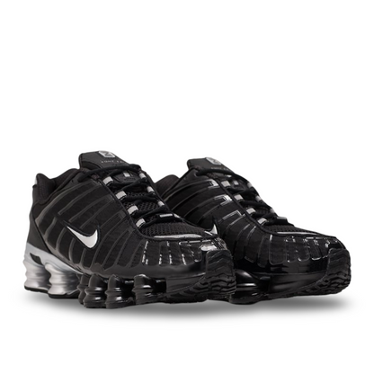 Nike Shox TL in black and metallic silver.