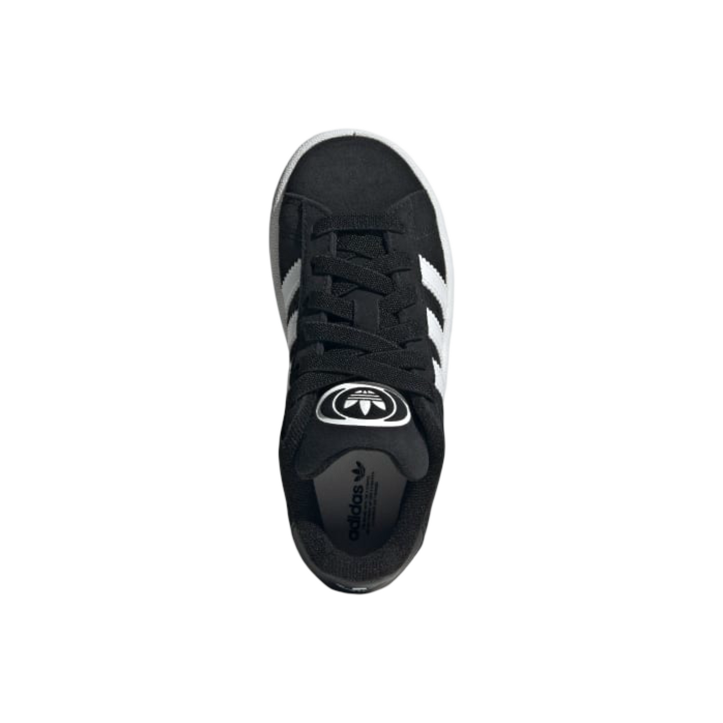 Adidas Kids Campus OOs "black/white" sneakers.