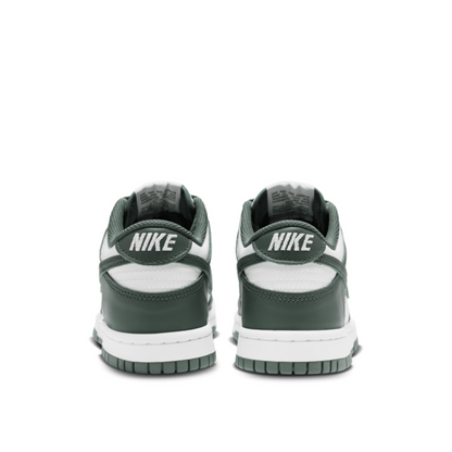 Nike Dunk Low 'Spruce Green' for kids.