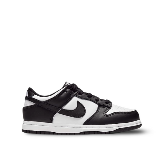 Nike Dunk Low, classic black and white, kids