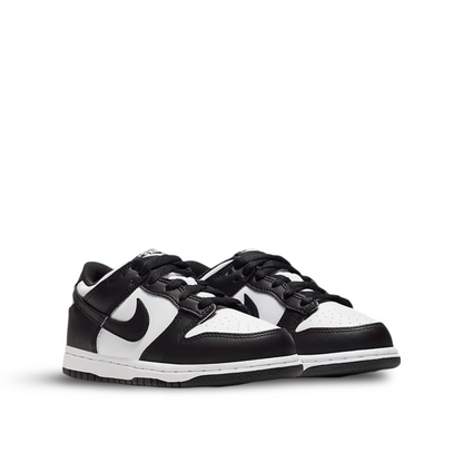 Nike Dunk Low, classic black and white, kids