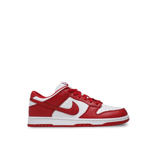 Nike Dunk Low Retro children's, red and white.