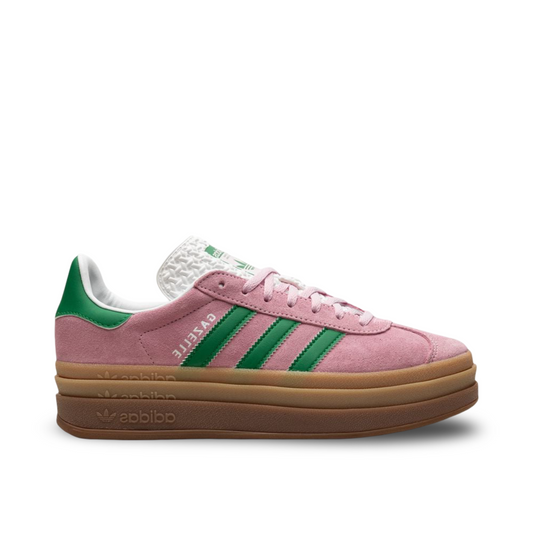 Gazelle Bold trainers in pastel pink and green.