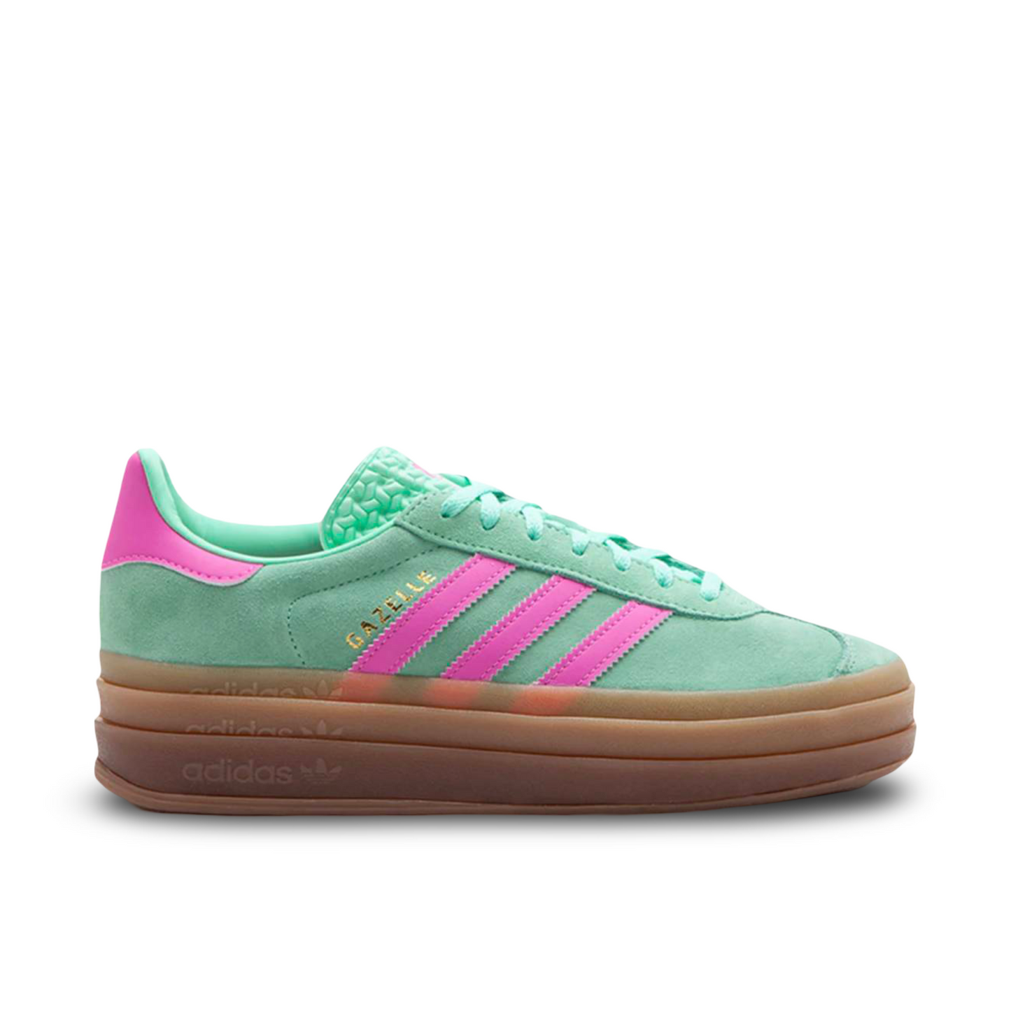 Adidas Gazelle Bold Pulse Mint Pink.