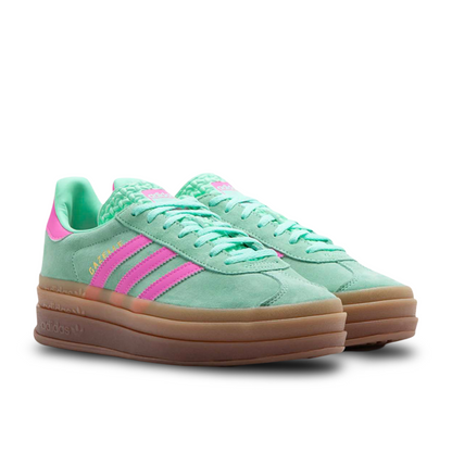 Adidas Gazelle Bold Pulse Mint Pink.