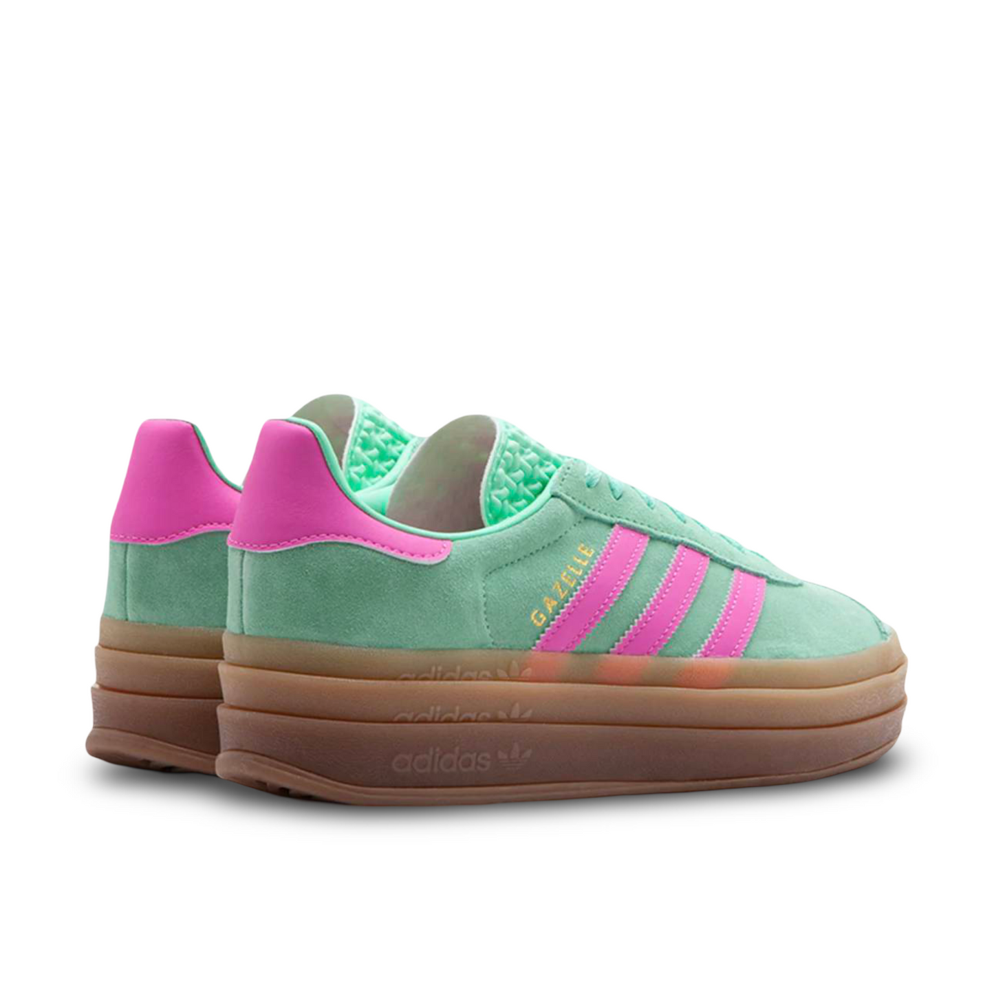 Adidas Gazelle Bold Pulse Mint Pink.
